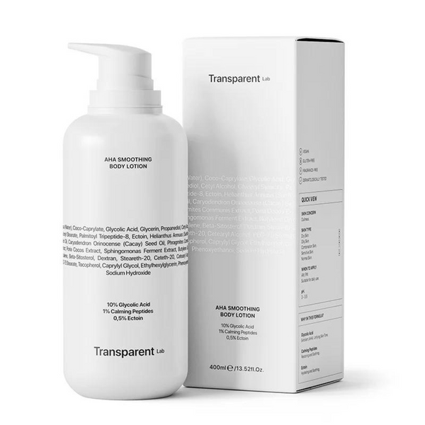 Розгладжуючий лосьйон для тіла Transparent Lab AHA Smoothing Body Lotion, 400 мл 10978 фото