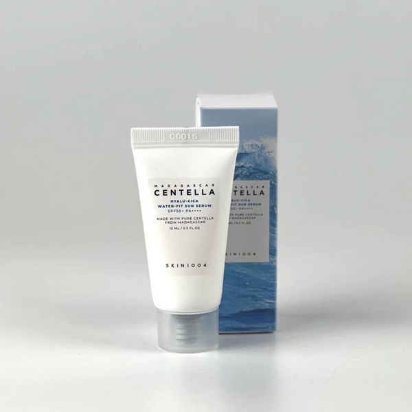 Сонцезахисний крем Skin1004 Madagascar Centella Hyalu-Cica Water-Fit Sun Serum SPF50+ PA++++, 15 мл 11121 фото