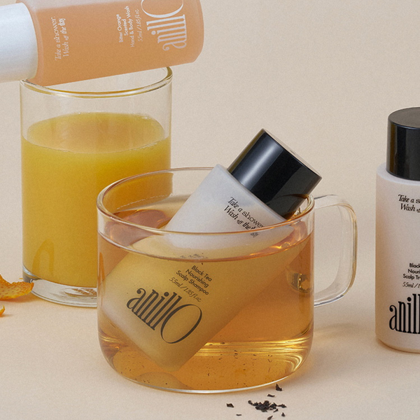 Дорожній набір ANILLO Black Tea & Bitter Orange Travel Shower Set 11001343 фото