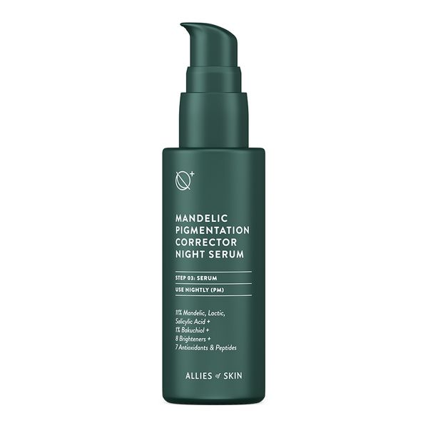 Нічна кислотна сироватка для обличчя Allies Of Skin Mandelic Pigmentation Corrector Night Serum, 30 мл 10255 фото