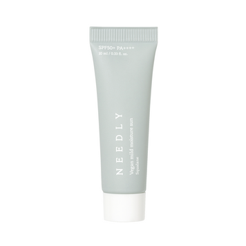 Зволожуючий сонцезахисний крем з рослинним скваланом Needly Vegan Mild Moisture Sun SPF50+ PA++++, 10 мл 15116 фото