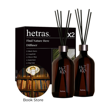 Набір парфумованих дифузорів Hetras Premium Diffuser Book Store, 2*500 мл 11001442 фото