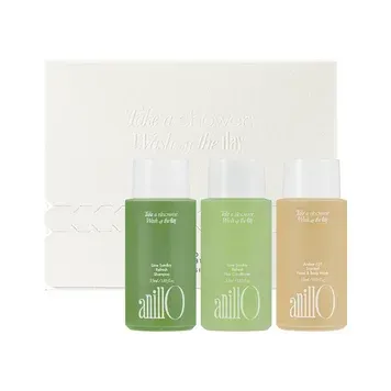 ANILLO Lime Sunday and Amber 528 Travel Shower Set