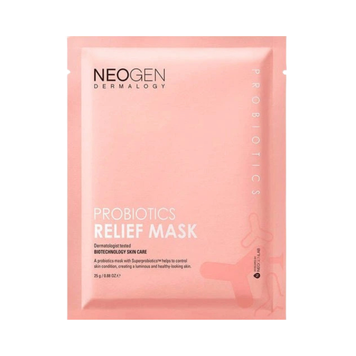 Заспокійлива тканинна маска з пробіотиками Neogen Dermalogy Probiotics Relief Mask, 25 г 11001394 фото