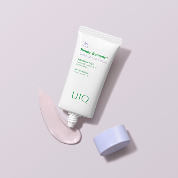 Тонуючий сонцезахисний крем UIQ Biome Remedy™ Tone-up Sun Cream SPF 50+ PA++++, 50 мл 110043 фото