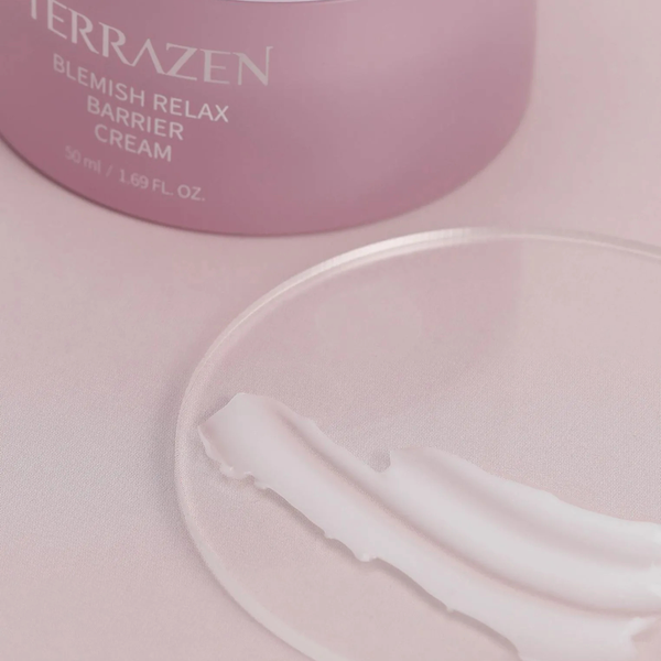 Захисний крем для чутливої шкіри обличчя TERRAZEN BLEMISH RELAX BARRIER CREAM 10616 фото