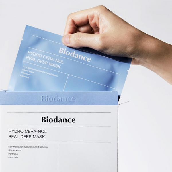 Гідрогелева маска з керамідами та пантенолом Biodance Hydro Cera-Nol Real Deep Sheet Mask, 1 шт 10962 фото