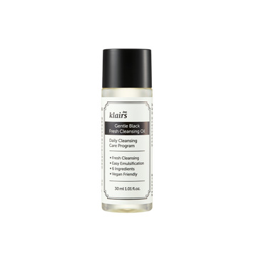 Гідрофільна олія для делікатного очищення Dear, Klairs Gentle Black Fresh Cleansing Oil, 30 мл 11007 фото