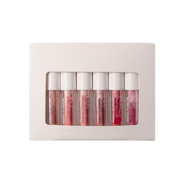 Набір мініатюр матових помад для губ CLE Mini Melting Lip Powder Set, 0.4 г * 6 шт 10681 фото