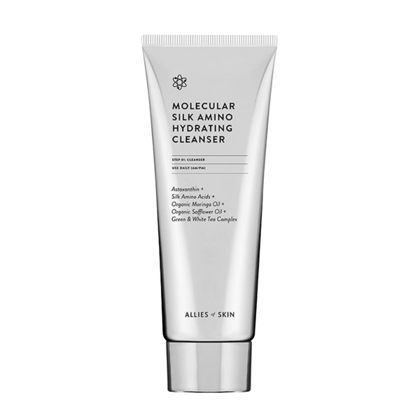 Очищаючий гель для обличчя Allies Of Skin Molecular Silk Amino Hydrating Cleanser, 100 мл 10581 фото