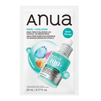 Тканинна маска-сироватка з PDRN та гіалуроновою кислотою Anua PDRN Hyaluronic Acid Capsule 100 Serum Mask 11001309 фото