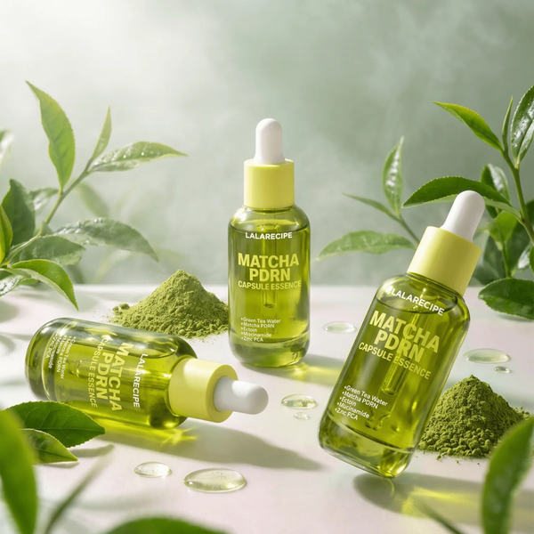 Заспокійлива капсульна есенція-сироватка з комплексом Matcha PDRN LALARECIPE Matcha PDRN Capsule Essence, 30 мл 11001451 фото
