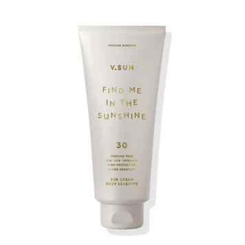 Сонцезахисний крем для тіла V.SUN Sun Cream Body SPF30 Perfume Free 10904 фото