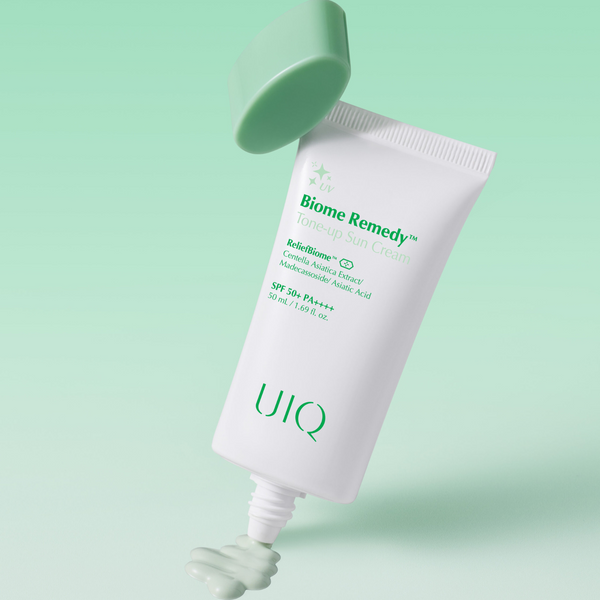 Сонцезахисний крем з зеленим тоном UIQ Biome Remedy&trade; Tone-up Sun Cream Green, 50 мл 1100885 фото