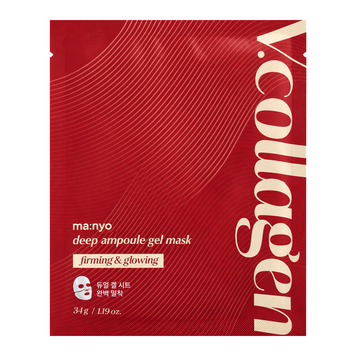 Гідрогелева антивікова маска з колагеном Manyo V.Collagen Deep Ampoule Gel Mask, 1 шт 11001240 фото