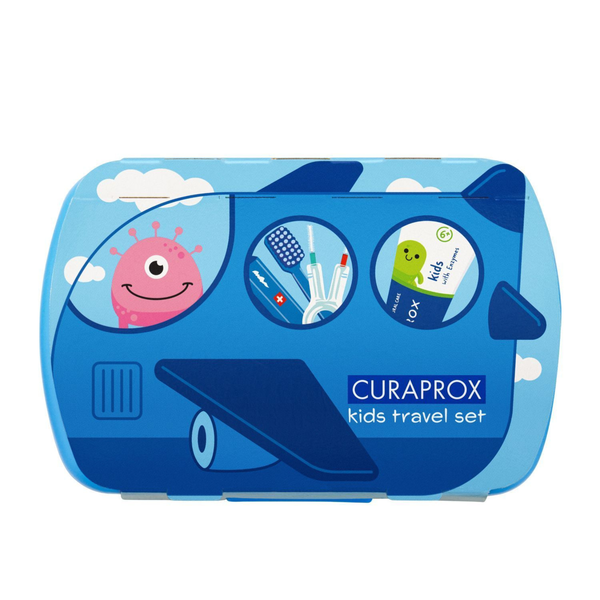 Дитячий дорожній набір Curaprox Kids Travel Set Blue 11001408 фото
