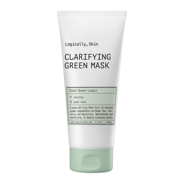 Очищувальна маска з глиною та спіруліною Logically, Skin Clarifying Green Mask 10885 фото