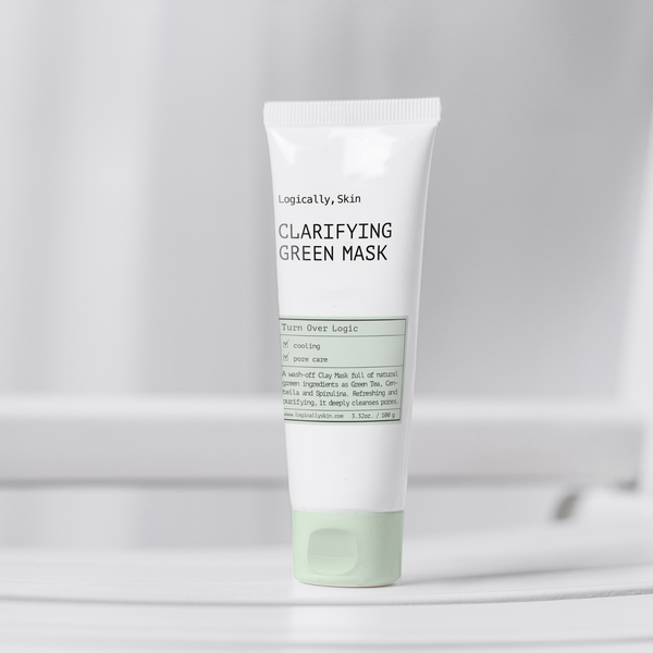 Очищувальна маска з глиною та спіруліною Logically, Skin Clarifying Green Mask 10885 фото