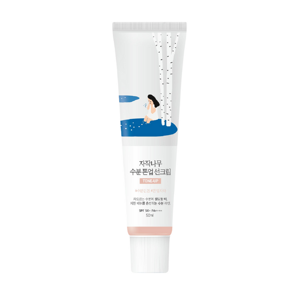 Зволожуючий тонуючий сонцезахисний крем Round Lab Birch Juice Moisturizing Tone Up Sun Cream SPF50+ PA++++, 50 мл 110011 фото