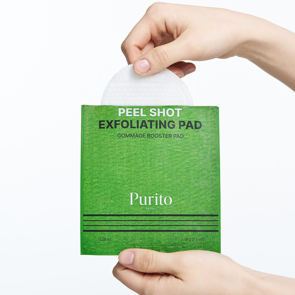 Пілінг-педи з деревним вугіллям та ензимами Purito Seoul Peel Shot Exfoliating Pad, 8 шт 11001170 фото