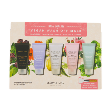 Набір масок Mary&May Vegan Wash off MasK Mini Gift Set 10723 фото