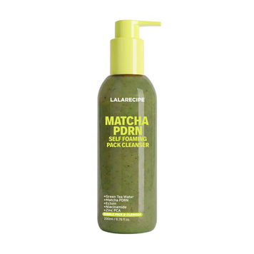 Пінка для вмивання LALARECIPE Matcha PDRN Self-Foaming Pack Cleanser, 200 мл 11001365 фото