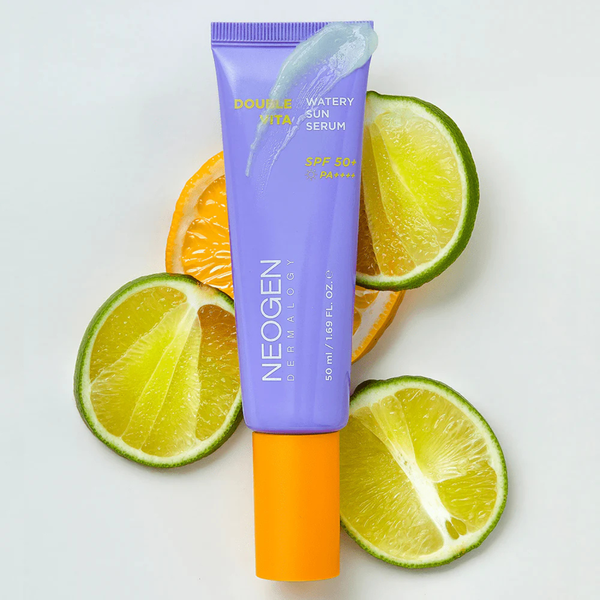 Легка сонцезахисна сироватка Neogen Dermalogy Double Vita Watery Sun Serum SPF 50+, 50 мл 11001317 фото