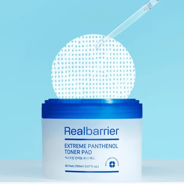 Тонер-педи зволожувальні з пантенолом Real Barrier Extreme Pathenol Toner Pad, 80 шт 11001104 фото