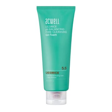 Балансуюча пінка для очищення пор Acwell Licorice pH Balancing Pore Cleansing Gel Foam, 160 мл 11001274 фото