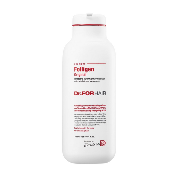 Зміцнюючий шампунь проти випадіння волосся Dr. FORHAIR Folligen Shampoo, 300 мл 10200 фото