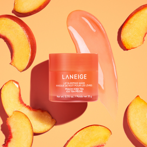 Нічна маска для губ з ароматом персика LANEIGE Lip Sleeping Mask EX Peach Ice Tea, 20 г 11001176 фото
