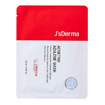 Маска тканинна заспокійлива з азуленом J'sDerma Acnetrix Azulene Mask 10153 фото