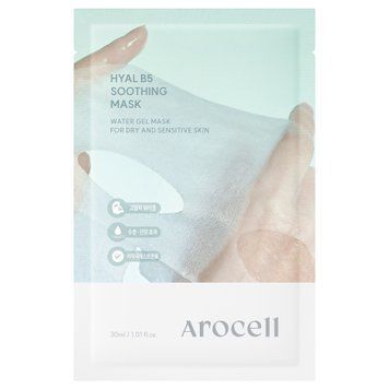 Заспокійлива маска з пантенолом та гіалуроновою кислотою Arocell 10 Hyal B5 Soothing Masks, 30 мл 11001037 фото