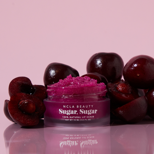 Цукровий скраб для губ &laquo;Вишня&raquo; NCLA Beauty Sugar, Sugar - Black Cherry, 15 мл 1100378 фото