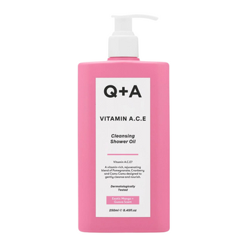 Вітамінізована олія для душу Q+A Vitamin A.C.E Cleansing Shower Oil, 250 мл 10928 фото