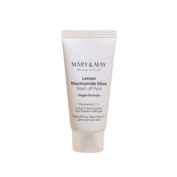 Глиняна маска для сяйва шкіри Mary&May Lemon Niacinamide Glow Wash Off Pack, 30 г 10594 фото