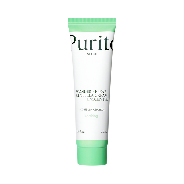 Відновлюючий крем з центелою без олій Purito Seoul Wonder Releaf Centella Cream Unscented, 50 мл 10823 фото