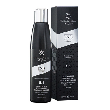 Відновлюючий шампунь DSD de Luxe 5.1 Steel and Silk Treatment Shampoo, 200 мл 10518 фото