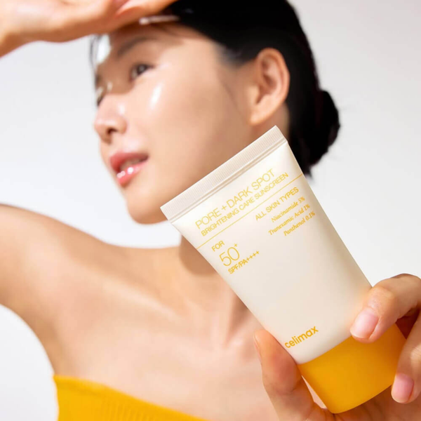 Освітлювальний сонцезахисний крем Celimax Pore+Dark Spot Brightening Care Sunscreen, 50 мл 11001220 фото