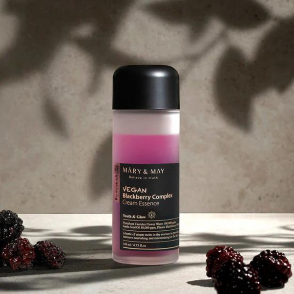 Кремова есенція з екстрактом ожини Mary & May Vegan Blackberry Complex Cream Essence 10597 фото