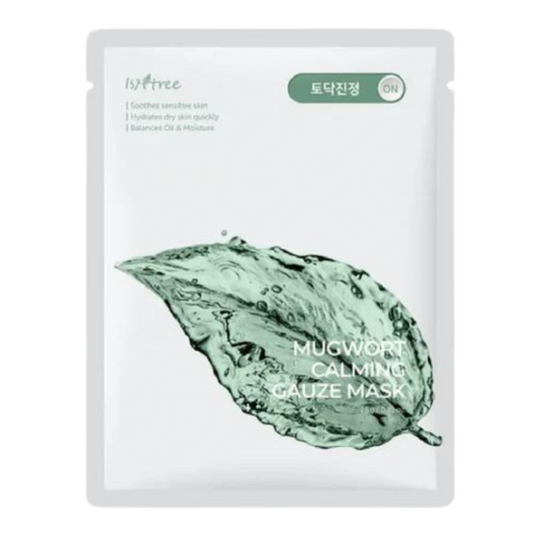 Маска марлева з екстрактом полину Isntree Spot Saver Mugwort Gauze Mask, 23 г 10976 фото