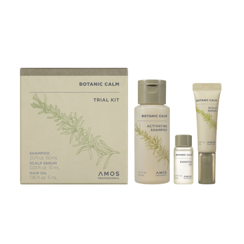 Набір мініатюр для чутливої шкіри голови AMOS Professional Botanic Calm Trial Kit 11001375 фото