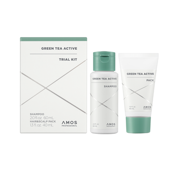 Набір мініатюр засобів проти випадіння волосся AMOS Professional Green Tea Active Trial Kit 11001376 фото