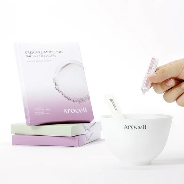 Альгінатна маска з колагеном для пружності шкіри Arocell Cream Remodeling Mask Collagen, 1 шт 11001283 фото