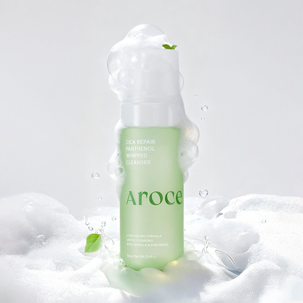 Пінка для вмивання з центелою та пантенолом Arocell Cica Repair Panthenol Whipped Cleanser, 160 г 11001284 фото