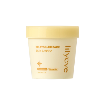 Відновлювальна маска для волосся Lilyeve Repair Turn Gelato Hair Pack Silky Banana, 200 мл 11001433 фото