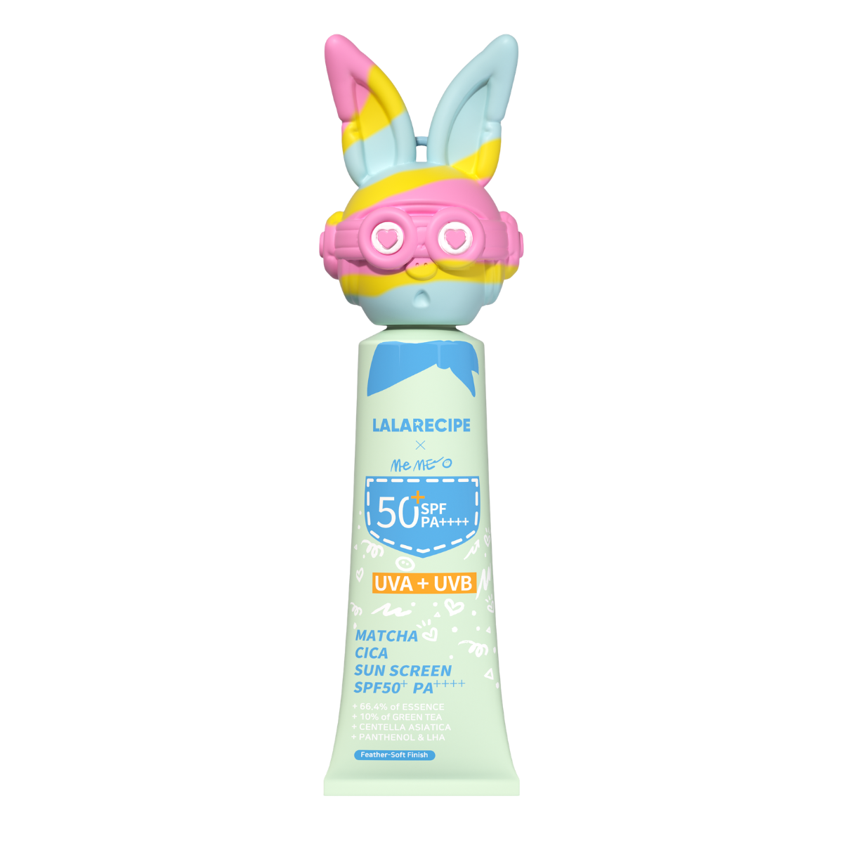 LALARECIPE Matcha Cica Sun Cream SPF50+ PA++++