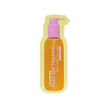 Освітлююча пінка для вмивання з екстрактом юдзу 3 в 1 LALARECIPE Yuzu Vita C Self Foaming 3 in 1 Cleanser, 3 мл 1101738 фото