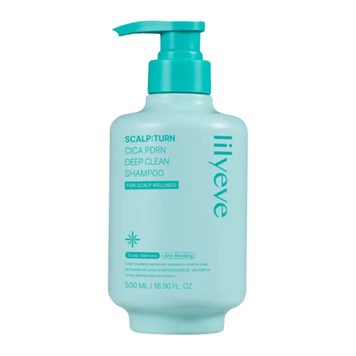 Шампунь для глибокого очищення шкіри голови Lilyeve Scalp Turn Cica PDRN Deep Clean Shampoo, 500 мл 11001434 фото
