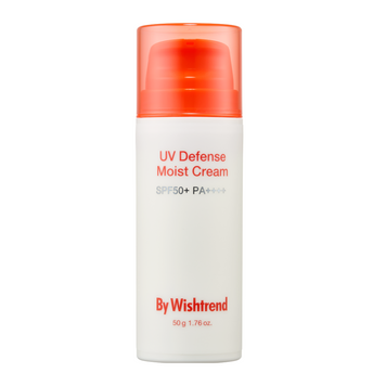 Зволожуючий сонцезахисний крем з пантенолом By Wishtrend UV Defense Moist Cream SPF 50+ PA++++ 10563 фото